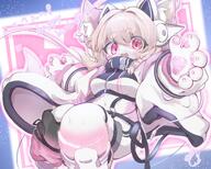 amount:solo body-type:anthro crop-top hall-of-fame:bronze headphones hoodie outfit species:cat style:abstract-background style:kemono sweater // 2560x2048 // 603KB
