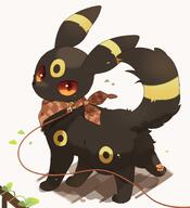 amount:solo atmosphere:town body-type:feral scarf series:eeveelutions series:pokemon species:umbreon style:dithering // 2000x2200 // 211KB