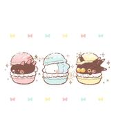 amount:multiple atmosphere:snowy body-type:blob food macarons species:pinchurchin species:pyukumuku style:playful sweets // 1500x1742 // 121KB