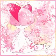 amount:solo atmosphere:petals atmosphere:sakura body-type:semi-anthro species:ralts // 1600x1600 // 398KB