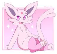 amount:solo body-type:feral forehead-gem series:eeveelutions series:pokemon species:espeon style:abstract-background style:girly style:sparkly style:very-girly thigh-highs // 2048x1935 // 199KB