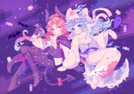 amount:pair body-type:humanoid outfit species:human style:dithering style:kawaii // 900x635 // 630KB