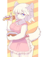 amount:solo apron atmosphere:valentines-day body-type:anthro chocolate species:fox style:abstract-background style:kemono style:striped-background // 3000x3839 // 2.4MB