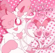amount:solo atmosphere:valentines-day body-type:feral english-text fang freckles hall-of-fame:bronze hall-of-fame:silver happy heart heart-background heart-shape looking-at-viewer oc open-mouth pink-background ribbon series:eeveelutions series:pokemon species:sylveon style:abstract-background style:girly style:kawaii style:one-color style:outline style:pink style:playful style:very-girly upper-body // 2000x1926 // 417KB