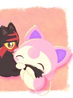 amount:pair body-type:feral species:litten species:skitty style:lineless style:painted // 768x1024 // 59KB