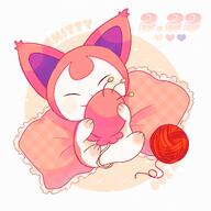 amount:solo body-type:feral species:skitty style:kawaii style:playful // 1997x2000 // 318KB