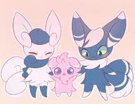 amount:multiple body-type:semi-anthro series:pokemon species:espurr species:meowstic style:girly style:outline style:pastel-colors style:playful style:sparkly // 1300x1000 // 125KB