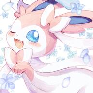 amount:solo body-type:feral series:eeveelutions series:pokemon species:sylveon style:painted style:watercolor // 2048x2048 // 334KB