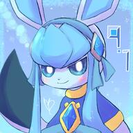 amount:solo atmosphere:regal body-type:feral hall-of-fame:bronze headphones outfit series:eeveelutions series:pokemon species:glaceon style:blue style:girly style:grainy-lines style:kawaii // 1200x1200 // 173KB