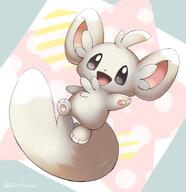 amount:solo body-type:semi-anthro species:minccino style:noisy style:playful // 1126x1163 // 96KB