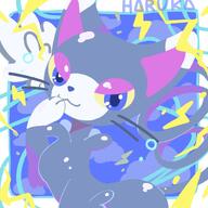 amount:solo body-type:feral species:glameow style:lineless style:pop style:white-border // 1197x1200 // 126KB