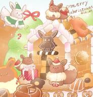 :3 :d amount:multiple atmosphere:candyland blush body-type:feral box cake candy candy-cane christmas closed-eyes closed-mouth clothed-pokemon cookie dated food fur-trim gift gift-box green-headwear happy hat merry-christmas open-mouth red-headwear ribbon santa-hat series:pokemon shiny-and-normal shiny-pokemon species:eevee sweets twitter-username unknown_artist // 1086x1134 // 199KB