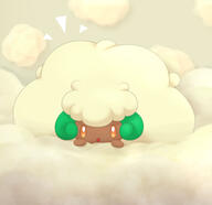 amount:solo atmosphere:clouds body-type:semi-anthro species:whimsicott // 1200x1163 // 411KB