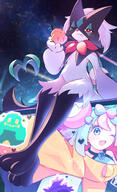 amount:solo body-type:anthro series:pokemon species:cat species:meowscarada tagme // 1243x2048 // 1.7MB