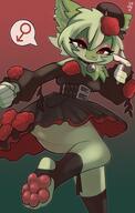 amount:solo atmosphere:evil body-type:anthro dress emo flower gender-confusion hall-of-fame:bronze hall-of-fame:silver species:floragato style:kemono // 2000x3135 // 729KB