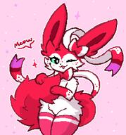 :3 alternate-color amount:solo animal-ears animal-nose artist:fluffydasher blush body-fur body-type:anthro body-type:semi-anthro bow bowtie character:fuwa cowboy-shot female freckles green-eyes hair-bow hair-ribbon hall-of-fame:bronze hall-of-fame:gold hall-of-fame:silver happy looking-at-viewer oc one-eye-closed open-mouth pink-background pink-bow red-thighhighs ribbon series:eeveelutions series:pokemon simple-background sparkle species:sylveon standing style:girly style:kawaii style:kemono style:no-anti-aliasing style:one-color style:outline style:pink style:playful style:very-girly tail thigh-highs thighhighs thighs two-tone-fur unknown_artist white-fur white-ribbon wink // 789x846 // 12KB