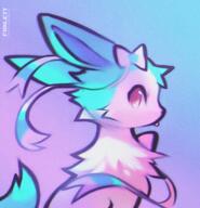 amount:solo blep body-type:feral fluffified series:eeveelutions series:pokemon species:sylveon style:chromatic-aberration // 1478x1537 // 257KB