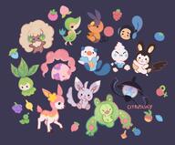 amount:multiple grouping:gen5 series:pokemon species:emolga species:lampent species:minccino species:musharna species:oshawott species:otter species:petilil species:reuniclus species:snivy species:tepig species:tympole species:vanillite species:whimsicott // 1080x895 // 718KB