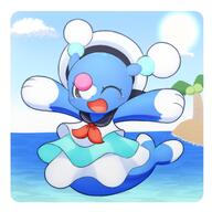 amount:solo atmosphere:beach body-type:feral hall-of-fame:bronze happy outfit sailor style:kawaii style:white-border wink // 1000x1000 // 91KB