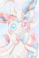 amount:solo body-type:feral heterochromia series:eeveelutions series:pokemon species:sylveon style:girly style:pastel-colors style:very-girly style:watercolor // 1378x2039 // 4.7MB