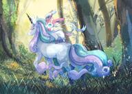 amount:pair atmosphere:fantasy atmosphere:sunlight body-type:feral series:eeveelutions series:pokemon species:galarian-rapidas species:sylveon style:girly style:sparkly // 2048x1460 // 490KB